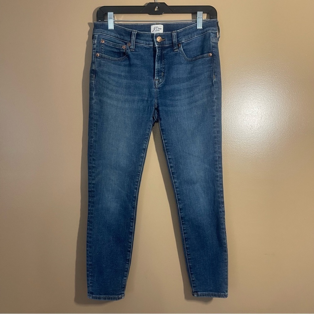 J.Crew Toothpick Jeans – Size 28P, Classic Skinny Fit, Dark blue Denim